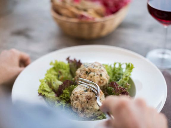 Knödel Südtirol Bauernhof