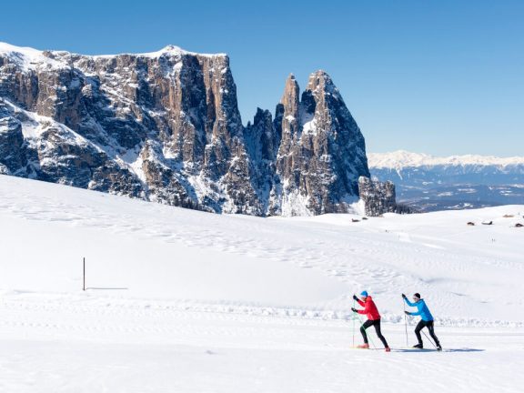 Seiser Alm Langlaufen Urlaub Bauernhof
