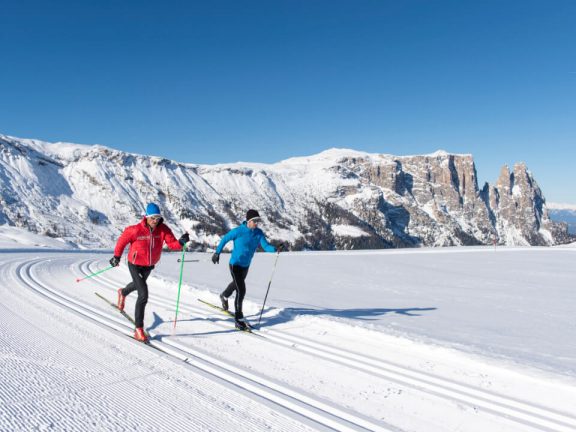 Seiser Alm Langlaufen Urlaub Bauernhof